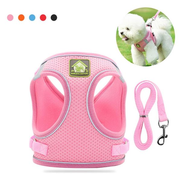 dog collars & leashes nylon harness breathable mesh collar personalised vest reflective adjustable leash cat for small dogs pug
dog collars & leashes nylon harness breathable mesh collar personalised vest reflective adjustable leash cat for small dogs pug