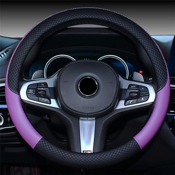steering wheel covers 6 colors leather car cover for women anti-slip black orange fashion auto protector accessories
steering wheel covers 6 colors leather car cover for women anti-slip black orange fashion auto protector accessories