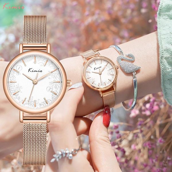 wristwatches kimio drop 2021 arrivals watches women watch gold quartz lady for woman casual wristwatch, Slivery;brown
wristwatches kimio drop 2021 arrivals watches women watch gold quartz lady for woman casual wristwatch, Slivery;brown