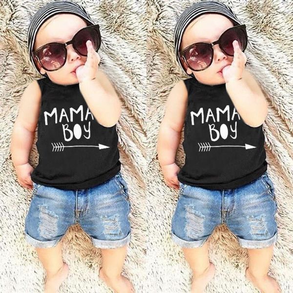 clothing sets toddler baby boys letter print vest +hole denim jean shorts girl summer outfits for 6 months- 4 years, White
clothing sets toddler baby boys letter print vest +hole denim jean shorts girl summer outfits for 6 months- 4 years, White