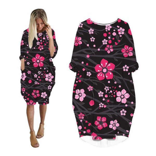 casual dresses dress with floral pattern cherry 3d printed fashion pocket harajuku long sleeve womens elegant plus size clothes, Black;gray
casual dresses dress with floral pattern cherry 3d printed fashion pocket harajuku long sleeve womens elegant plus size clothes, Black;gray