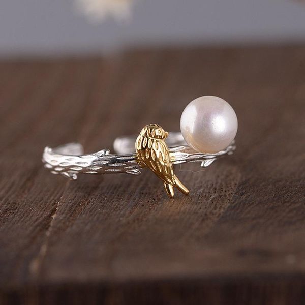 cluster rings fnj 925 silver freshwater pearl ring original pure s925 sterling for women jewelry open adjustable size gold bird, Golden;silver
cluster rings fnj 925 silver freshwater pearl ring original pure s925 sterling for women jewelry open adjustable size gold bird, Golden;silver