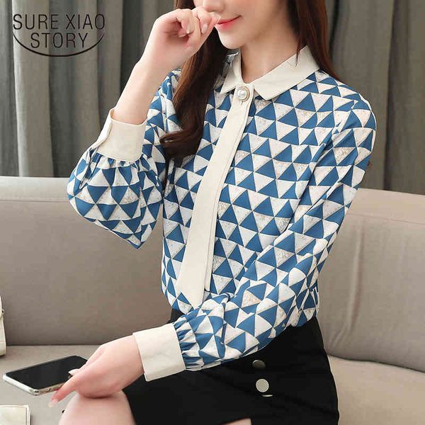 women lattice plaid shirts tie fashion polo collar long sleeve chiffon blouses blusas de moda camisas mujer 8090 50 210417, White
women lattice plaid shirts tie fashion polo collar long sleeve chiffon blouses blusas de moda camisas mujer 8090 50 210417, White