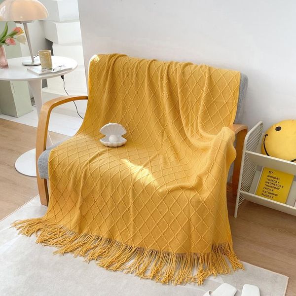 blankets bohomian knitted blanket solid color waffle embossed tassel nordic decorative throw for sofa bed cover bedspread 2 size
blankets bohomian knitted blanket solid color waffle embossed tassel nordic decorative throw for sofa bed cover bedspread 2 size