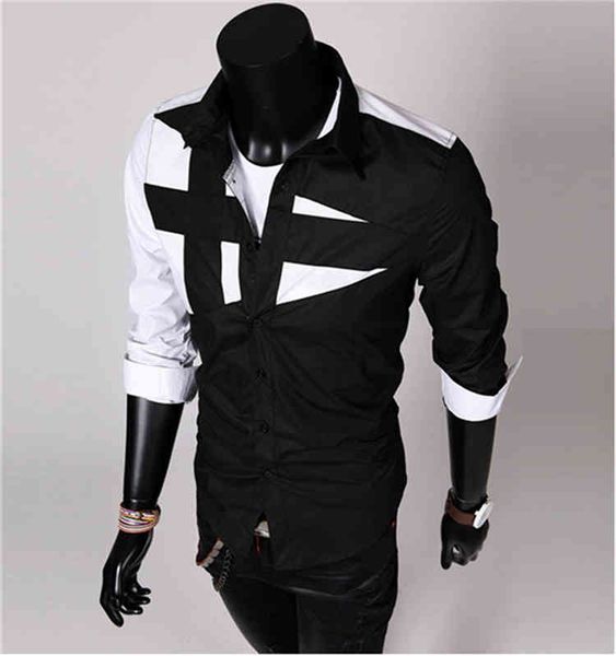 5 colors mens shirt hit color long sleeve lapel shirt shirts fashion casual clothes s-xxxl, White;black
5 colors mens shirt hit color long sleeve lapel shirt shirts fashion casual clothes s-xxxl, White;black