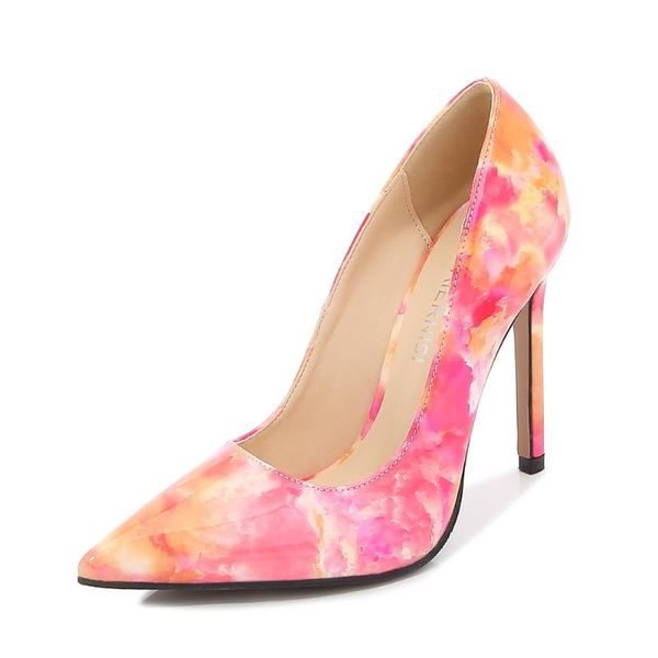 sandals women fashion pumps colorful high heel 11cm stiletto ladies leather graffiti pointed toe party quality shoes woman, Black
sandals women fashion pumps colorful high heel 11cm stiletto ladies leather graffiti pointed toe party quality shoes woman, Black