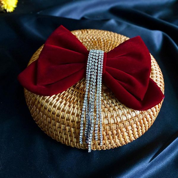 hair clips & barrettes bow wedding accessories for women fashion red bow-knot tassel sweet rope charming bridal party jewelry, Golden;silver
hair clips & barrettes bow wedding accessories for women fashion red bow-knot tassel sweet rope charming bridal party jewelry, Golden;silver