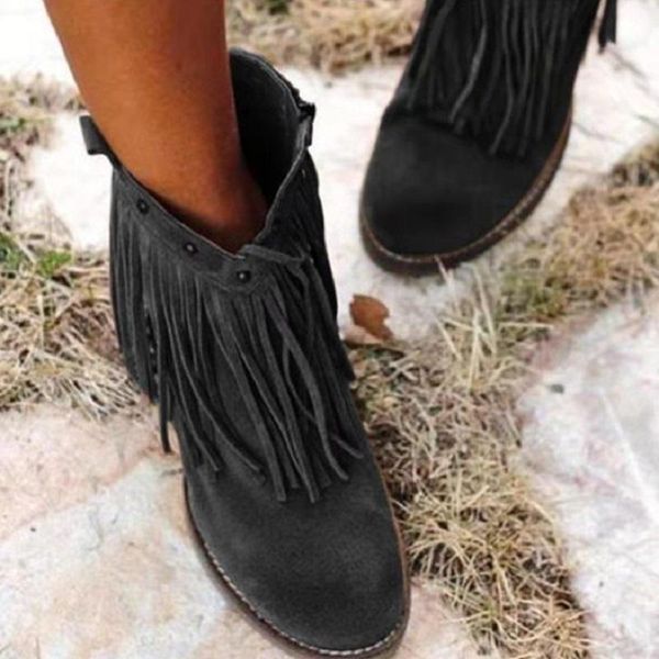 boots women shoes fringe ankle autumn winter chunky heels platform vintage western booties ladies punk rivet, Black
boots women shoes fringe ankle autumn winter chunky heels platform vintage western booties ladies punk rivet, Black