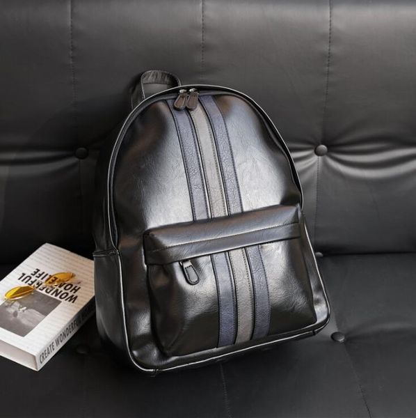 factory wholesale men handbag street trend striped backpack foreign color matching leather travel bag outdoor fitness sports leisure leather
factory wholesale men handbag street trend striped backpack foreign color matching leather travel bag outdoor fitness sports leisure leather