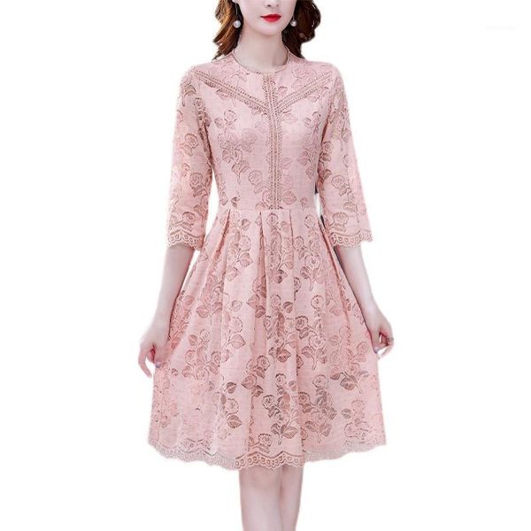 casual dresses lukaxsikax 2021 spring autumn women three quarter sleeve slim vintage party dress pink lace, Black;gray
casual dresses lukaxsikax 2021 spring autumn women three quarter sleeve slim vintage party dress pink lace, Black;gray