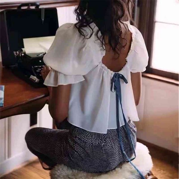 foridol bowknot strappy white chiffon blouse puff sleeve floral print female crop casual boho blouse for women camisa 210415
foridol bowknot strappy white chiffon blouse puff sleeve floral print female crop casual boho blouse for women camisa 210415