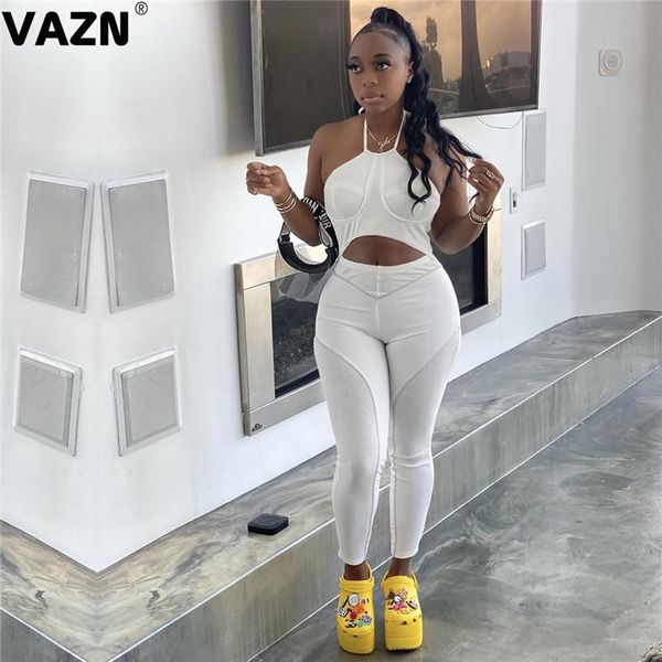 women's jumpsuits & rompers vazn 2021 summer arrival hollow out club young white halter sleeveless high waist elastic women pencil, Black;white
women's jumpsuits & rompers vazn 2021 summer arrival hollow out club young white halter sleeveless high waist elastic women pencil, Black;white