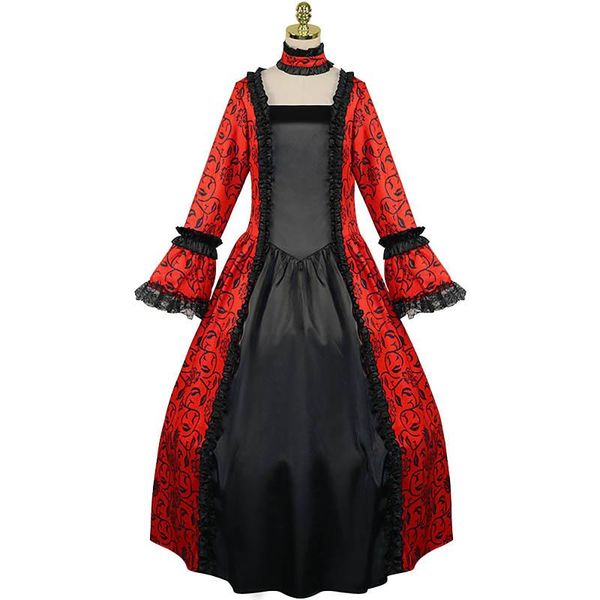 casual dresses women royal lady ball dress medievalretro gothiced court with large flared sleeves lace stitching vestido ropa muj, Black;gray
casual dresses women royal lady ball dress medievalretro gothiced court with large flared sleeves lace stitching vestido ropa muj, Black;gray