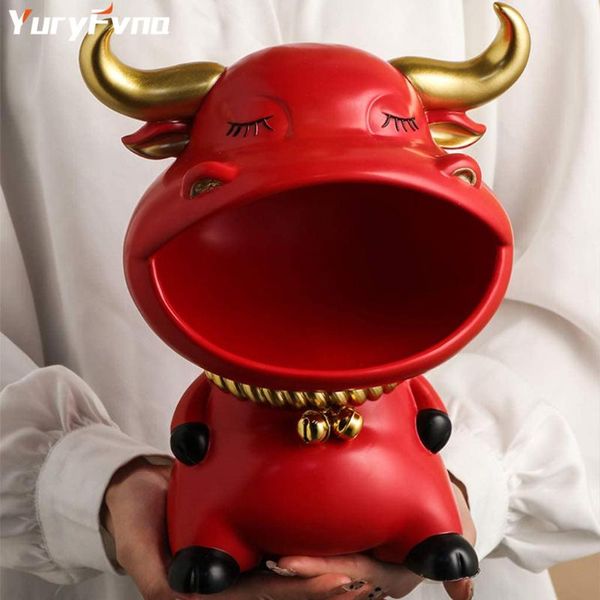 decorative objects & figurines yuryfvna creative key storage box cow statue resin crafts office desk cattle ornament miniature model figure
decorative objects & figurines yuryfvna creative key storage box cow statue resin crafts office desk cattle ornament miniature model figure
