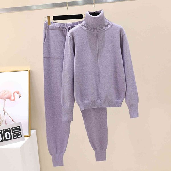 women's two piece pants ensemble with long sleeve and turtleneck + pencil pants, autumn winter y8up, White
women's two piece pants ensemble with long sleeve and turtleneck + pencil pants, autumn winter y8up, White