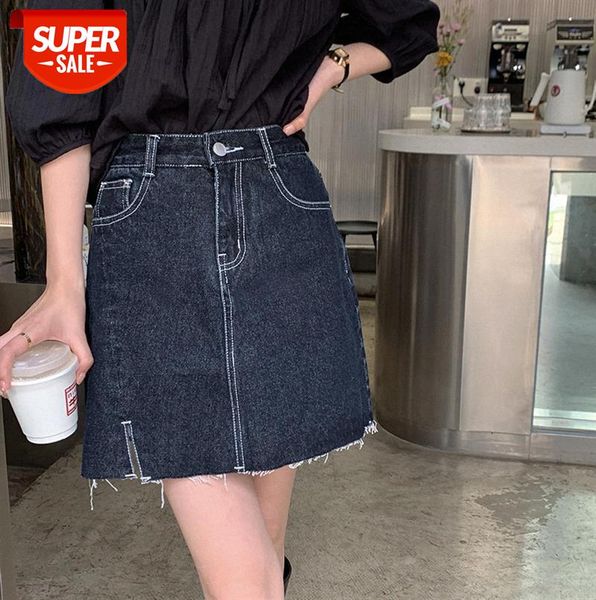 huang zheng frayed denim short skirt female korean style high waist thinner a-line xbn21002 #4k13, Black;gray
huang zheng frayed denim short skirt female korean style high waist thinner a-line xbn21002 #4k13, Black;gray