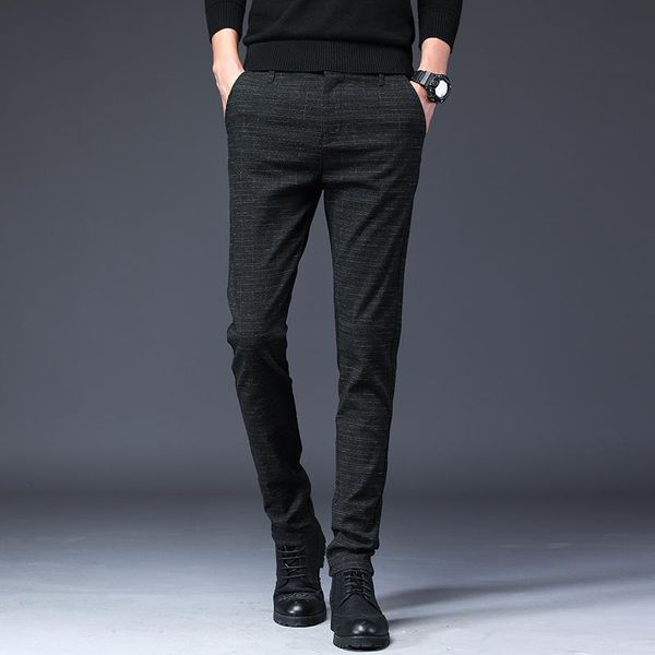 men's pants trousers men korean style autumn and winter cotton linen stretch casual breathe slim, Black
men's pants trousers men korean style autumn and winter cotton linen stretch casual breathe slim, Black