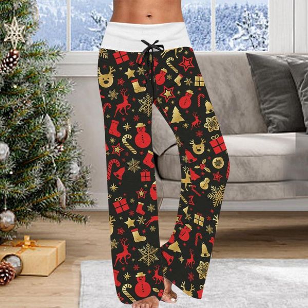 women's pants & capris 2021 loose christmas leggings women wide leg lace up fitness plus size trousers high waist female patchwork boot, Black;white
women's pants & capris 2021 loose christmas leggings women wide leg lace up fitness plus size trousers high waist female patchwork boot, Black;white