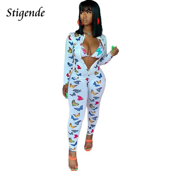 stigende long sleeve butterfly print jumpsuit women bodycon front zipper bra casual slim one piece rompers outfits women's jumpsuits &, Black;white
stigende long sleeve butterfly print jumpsuit women bodycon front zipper bra casual slim one piece rompers outfits women's jumpsuits &, Black;white