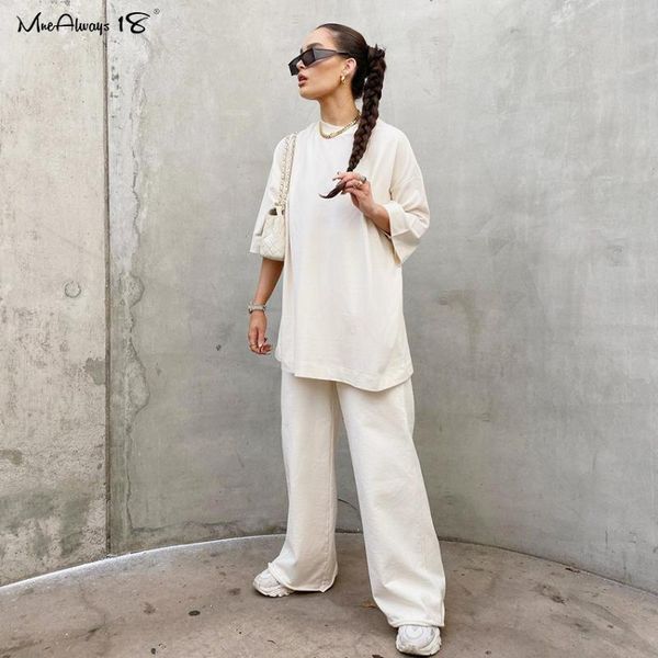 mnealways18 casual 2 piece set womens oversized t-shirts and wide leg sweatpants elastic waist sport suits summer loose outfits women's, White
mnealways18 casual 2 piece set womens oversized t-shirts and wide leg sweatpants elastic waist sport suits summer loose outfits women's, White