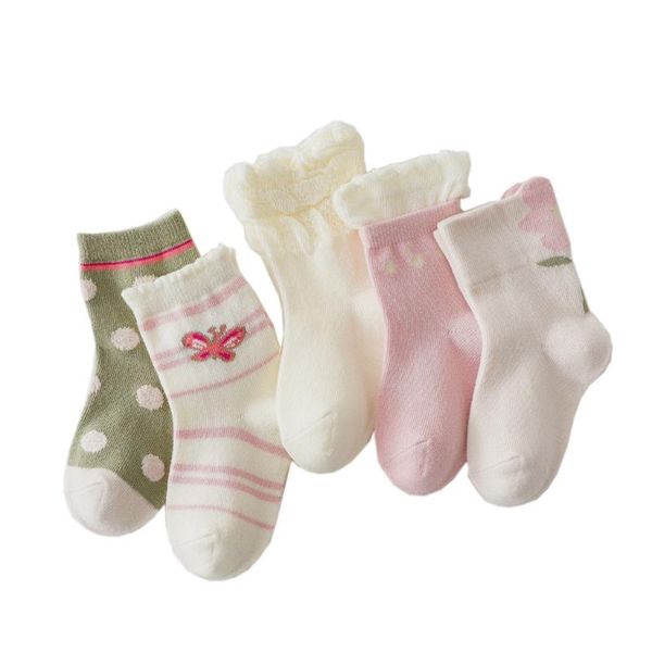 pairs cotton girls socks autumn winter sweet polka dot butterfly children sock xx9f, Pink;yellow
pairs cotton girls socks autumn winter sweet polka dot butterfly children sock xx9f, Pink;yellow