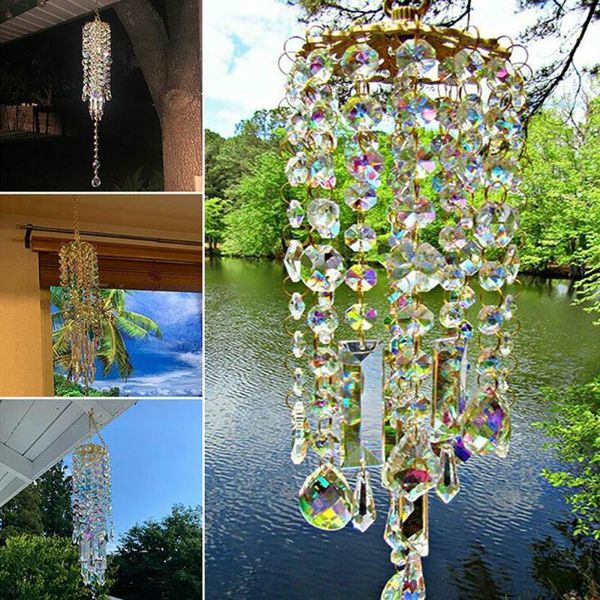 arrival wind chime colorful rhinestone glass garden patio lawn hanging pendant for home decorative objects & figurines
arrival wind chime colorful rhinestone glass garden patio lawn hanging pendant for home decorative objects & figurines
