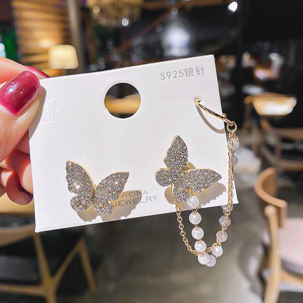 925 silver needle super fairy butterfly ear clip designer east gate simple and fresh earrings net red fashion trend earrings girl
925 silver needle super fairy butterfly ear clip designer east gate simple and fresh earrings net red fashion trend earrings girl