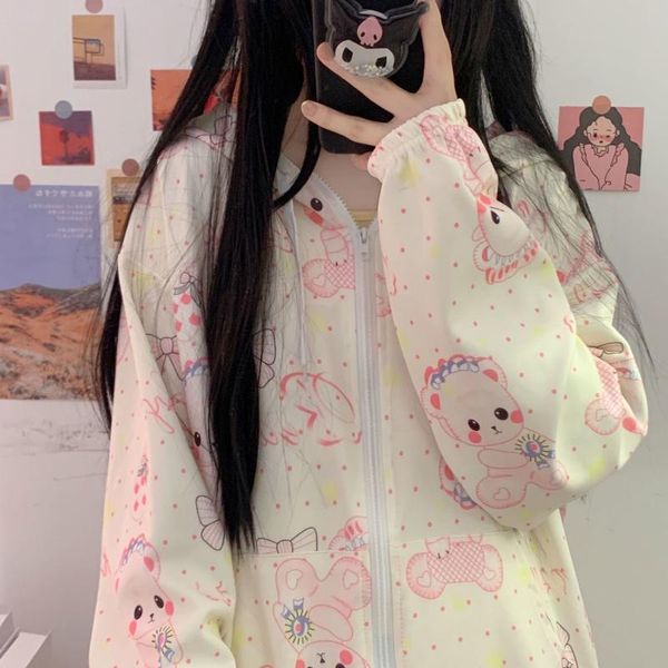 women's hoodies & sweatshirts y2k kawaii cartoon print oversized zip ups hoodie harajuku loose long sleeve sweatshirt korean fashion au, Black
women's hoodies & sweatshirts y2k kawaii cartoon print oversized zip ups hoodie harajuku loose long sleeve sweatshirt korean fashion au, Black