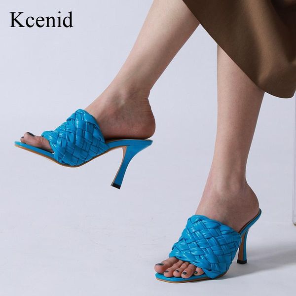 kcenid arrival summer women slides open toe weave high heel slippers trendy design outdoor sandals blue black
kcenid arrival summer women slides open toe weave high heel slippers trendy design outdoor sandals blue black