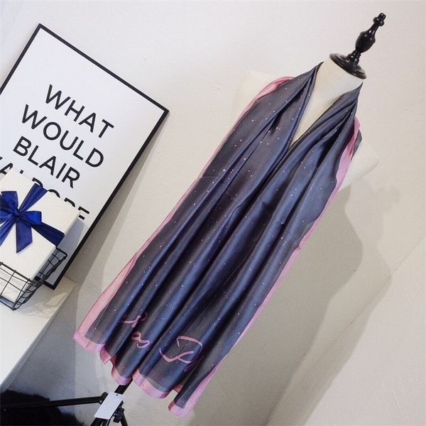 scarfs designer spring summer imitation silk scarf style highend scarves wave dot printing long shawls for women thin sunblock decorative sc, Blue;gray
scarfs designer spring summer imitation silk scarf style highend scarves wave dot printing long shawls for women thin sunblock decorative sc, Blue;gray