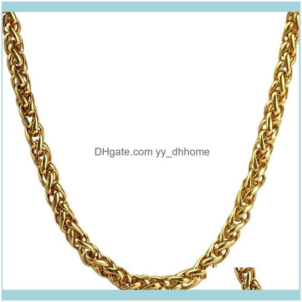 chains necklaces & pendants jewelrychains gold wheat chain necklace men stainless steel spiga link hippie hip hop jewelry aessories drop del, Silver
chains necklaces & pendants jewelrychains gold wheat chain necklace men stainless steel spiga link hippie hip hop jewelry aessories drop del, Silver