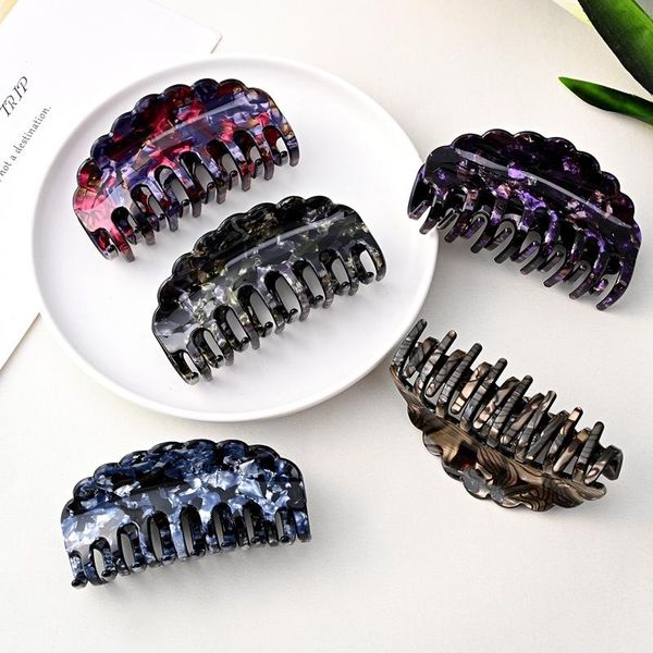 hair clips & barrettes explosive wavy edge leopard print medium acrylic gripping clip female elegant hairpin plate headdress, Golden;silver
hair clips & barrettes explosive wavy edge leopard print medium acrylic gripping clip female elegant hairpin plate headdress, Golden;silver