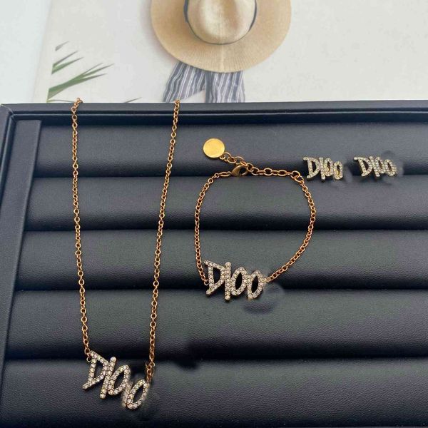 designer jewelry necklace letter cd full clavicle chain di family exquisite and small daily versatile light luxury earrings, Silver
designer jewelry necklace letter cd full clavicle chain di family exquisite and small daily versatile light luxury earrings, Silver
