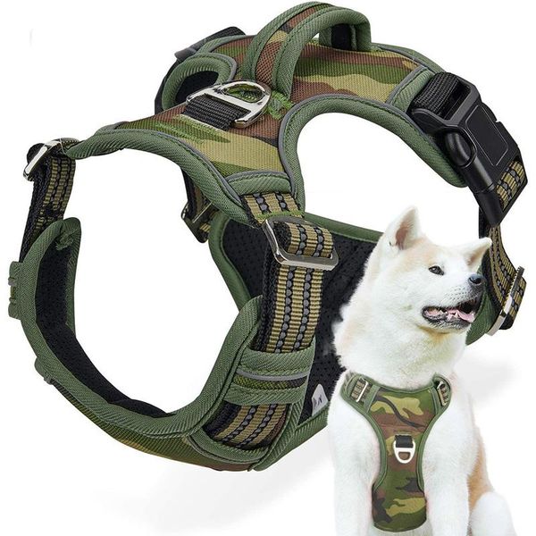 tactical no pull dog harness for large medium dogs durable heavy duty camouflage reflective pet vest control handle apparel
tactical no pull dog harness for large medium dogs durable heavy duty camouflage reflective pet vest control handle apparel