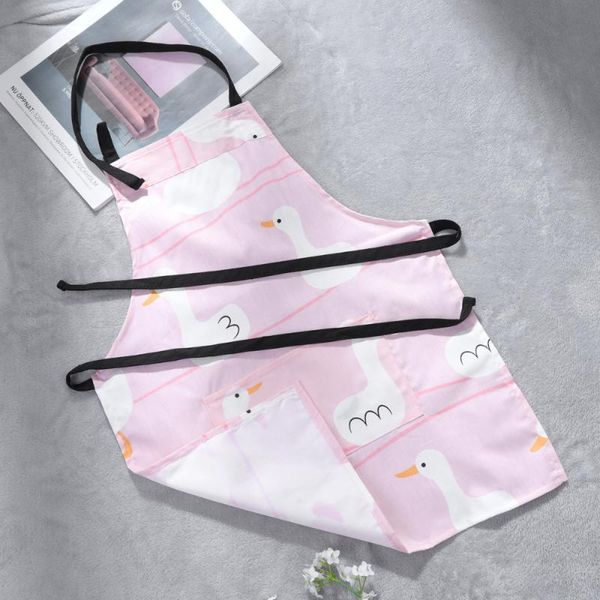 nordic style hanging neck cotton aprons children duck pattern for cooking baking kitchen - size
nordic style hanging neck cotton aprons children duck pattern for cooking baking kitchen - size