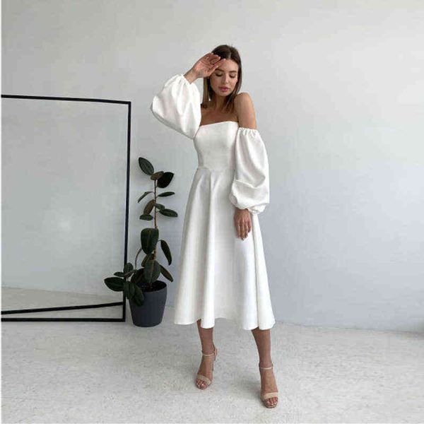 puff sleeve a-line backless midi dress for party night club slash neck off the shoulder autumn fashion dresses women 2021 y1204, Black;gray
puff sleeve a-line backless midi dress for party night club slash neck off the shoulder autumn fashion dresses women 2021 y1204, Black;gray