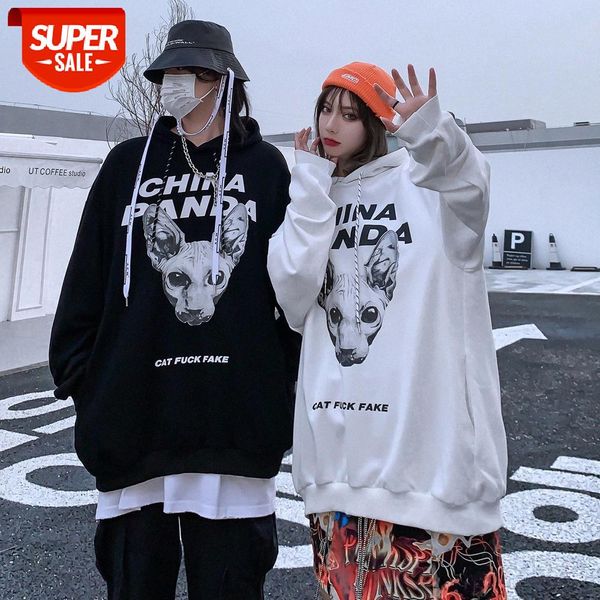 hiphop brand personality hairless cat print wild loose fried street couple sweater #ik3d, Black
hiphop brand personality hairless cat print wild loose fried street couple sweater #ik3d, Black