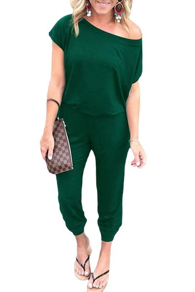 women's two piece pants women's loose solid off shoulder elastic waist stretchy long romper jumpsuit, White
women's two piece pants women's loose solid off shoulder elastic waist stretchy long romper jumpsuit, White