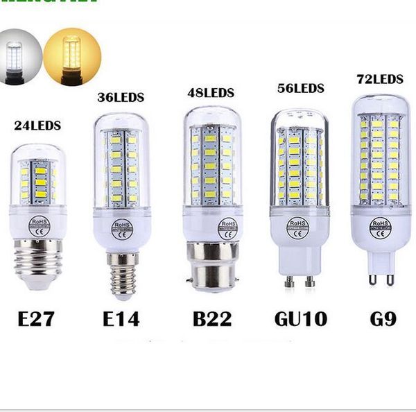 bulbs led lamp e27 e14 b22 g9 gu10 light ac 220v smd 5730 chandelier spotlight 24 36 48 56 69 72leds corn bulb home decoration
bulbs led lamp e27 e14 b22 g9 gu10 light ac 220v smd 5730 chandelier spotlight 24 36 48 56 69 72leds corn bulb home decoration
