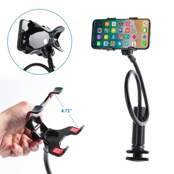 cell phone mounts & holders universal holder bed desk clip lazy flexible gooseneck clamp long arms mount for 8/7/6 mobile
cell phone mounts & holders universal holder bed desk clip lazy flexible gooseneck clamp long arms mount for 8/7/6 mobile