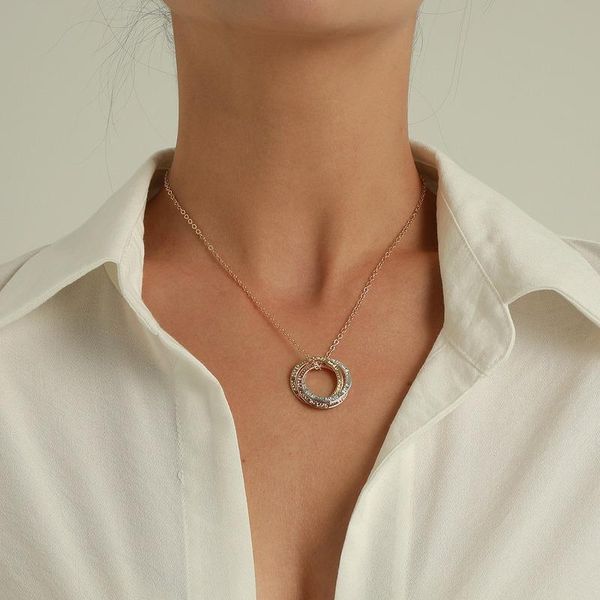 simple necklace women fashion necklaces woman round pendant geometry european trendy girls party gold color zinc alloy collier chains, Silver
simple necklace women fashion necklaces woman round pendant geometry european trendy girls party gold color zinc alloy collier chains, Silver