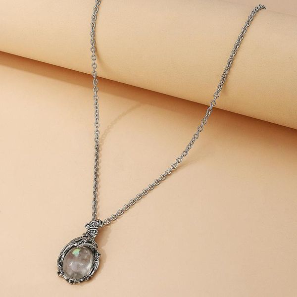 pendant necklaces ihues moonstone women's creative fashion necklace clavicle chain jewelry accessories goth, Silver
pendant necklaces ihues moonstone women's creative fashion necklace clavicle chain jewelry accessories goth, Silver