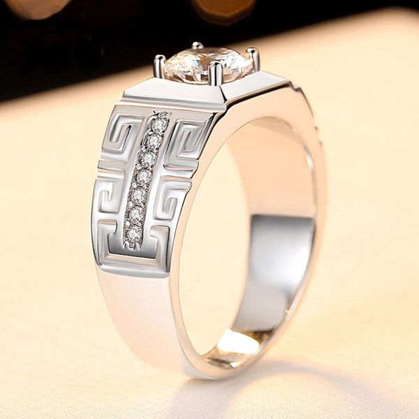 wedding rings 1ct classy ring for mens solid 925 sterling silver male jewelry cubic zirconia men engagement special gift fiance, Slivery;golden
wedding rings 1ct classy ring for mens solid 925 sterling silver male jewelry cubic zirconia men engagement special gift fiance, Slivery;golden