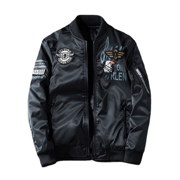 Fashion Jacket Winter Men's Warm Collar Pilot Cotton Padded Simple Classic Double-sided, Black
Fashion Jacket Winter Men's Warm Collar Pilot Cotton Padded Simple Classic Double-sided, Black