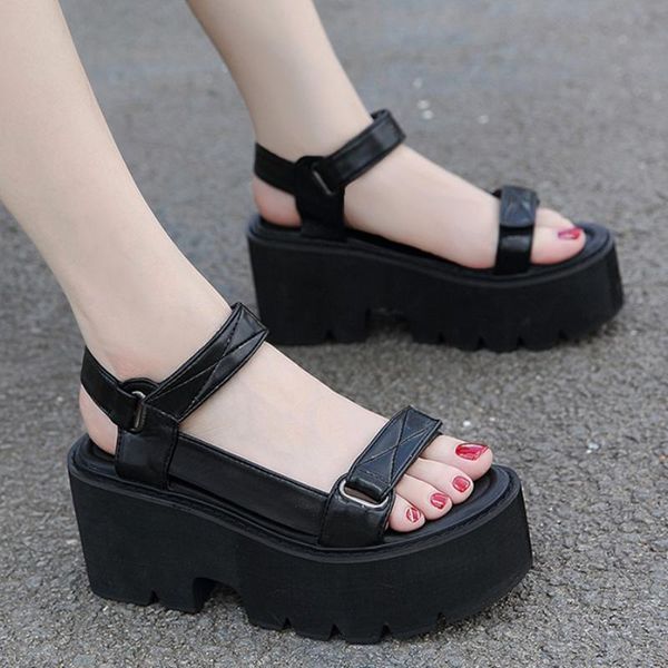 netcelebrity hook&loop wedges slingback rome women sandals summer muffin shoes solid open toe platform femmes sandales2021, Black
netcelebrity hook&loop wedges slingback rome women sandals summer muffin shoes solid open toe platform femmes sandales2021, Black