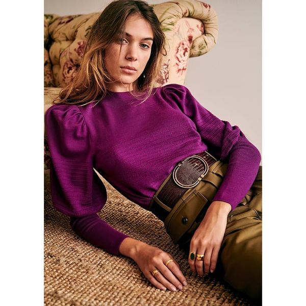 women's sweaters purple kintted wool sweater women autumn winter long lantern sleeve round neck jumper chic female vintage casual pull, White;black
women's sweaters purple kintted wool sweater women autumn winter long lantern sleeve round neck jumper chic female vintage casual pull, White;black