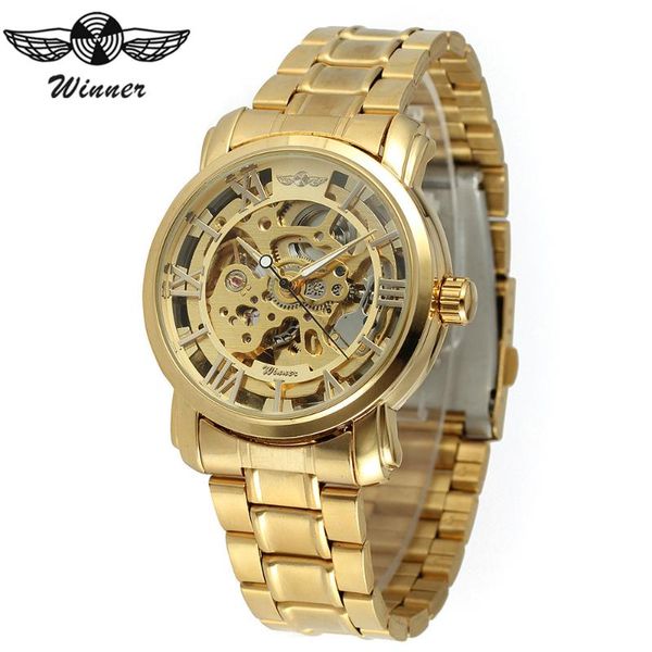 winner watches men skeleton automatic mechanical watch gold vintage watchskeleton man mens clock wristwatches, Slivery;brown
winner watches men skeleton automatic mechanical watch gold vintage watchskeleton man mens clock wristwatches, Slivery;brown