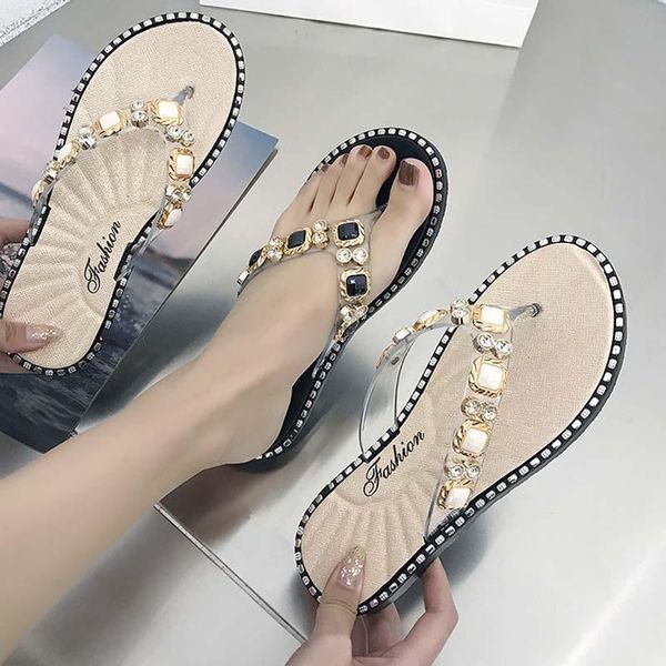 summer women flip flops casual sequins anti-slip slippers beach flat sandals open toe shoes for ladies, Black
summer women flip flops casual sequins anti-slip slippers beach flat sandals open toe shoes for ladies, Black