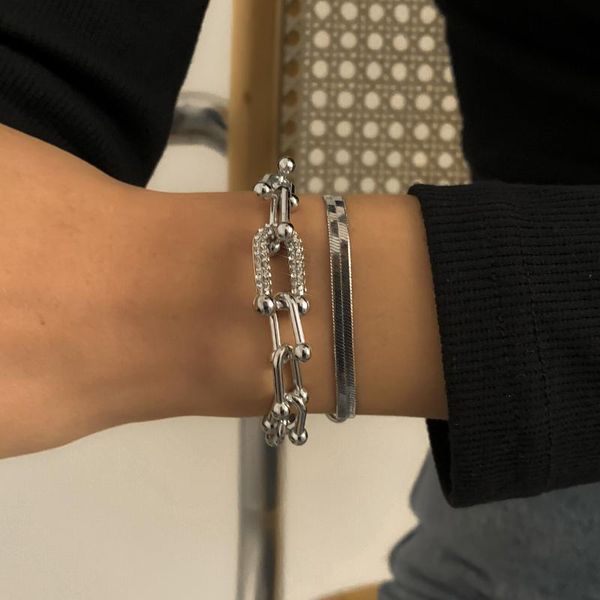 link, chain modern jewelry metal bracelet 2021 design shiny crystal selling snake for girl lady gifts, Black
link, chain modern jewelry metal bracelet 2021 design shiny crystal selling snake for girl lady gifts, Black