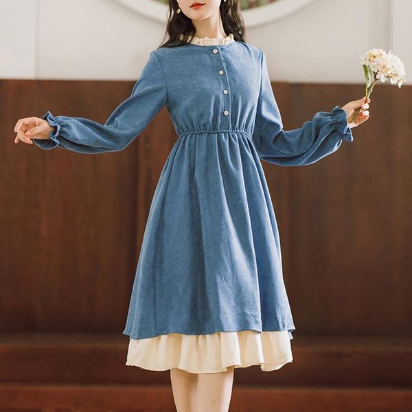 casual dresses elegant gothic midi dress women korean one piece lolita y2k autumn vintage slim long sleeve patchwork evening party, Black;gray
casual dresses elegant gothic midi dress women korean one piece lolita y2k autumn vintage slim long sleeve patchwork evening party, Black;gray